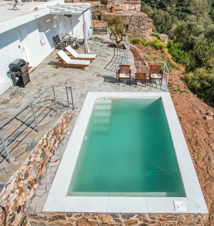 Kampos View - Quiet House At The End Of The Road, Private Pool Villa Kambos  Exterior photo
