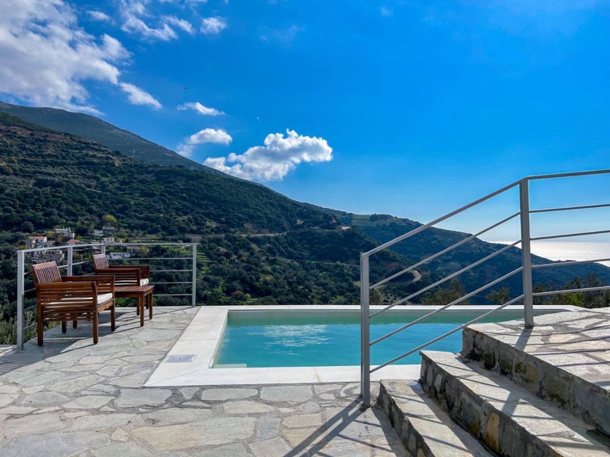 Kampos View - Quiet House At The End Of The Road, Private Pool Villa Kambos  Exterior photo